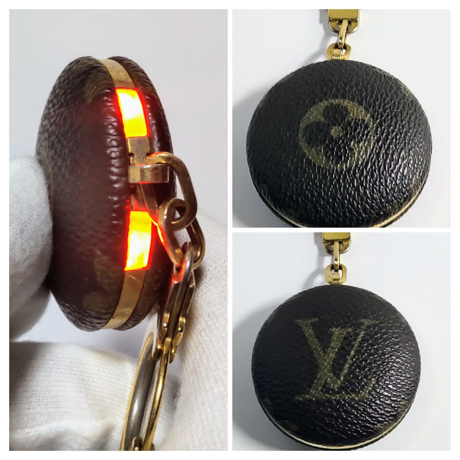 【USED中古品】 希少  LOUIS VUITTON ルイヴィトン キーリング バッグチャーム M51910 モノグラム アストロピル キーホルダー 正規品 フォロー割