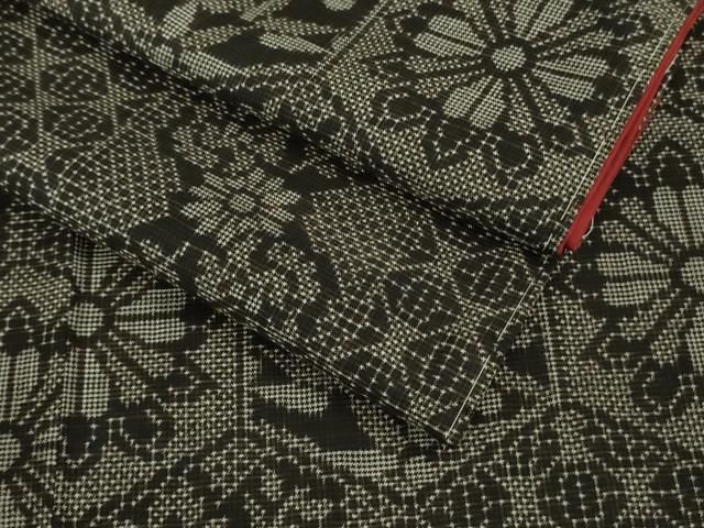 平和屋着物 上 本場大島紬 7マルキ 亀甲花文 ♥ DZAA9934kh5