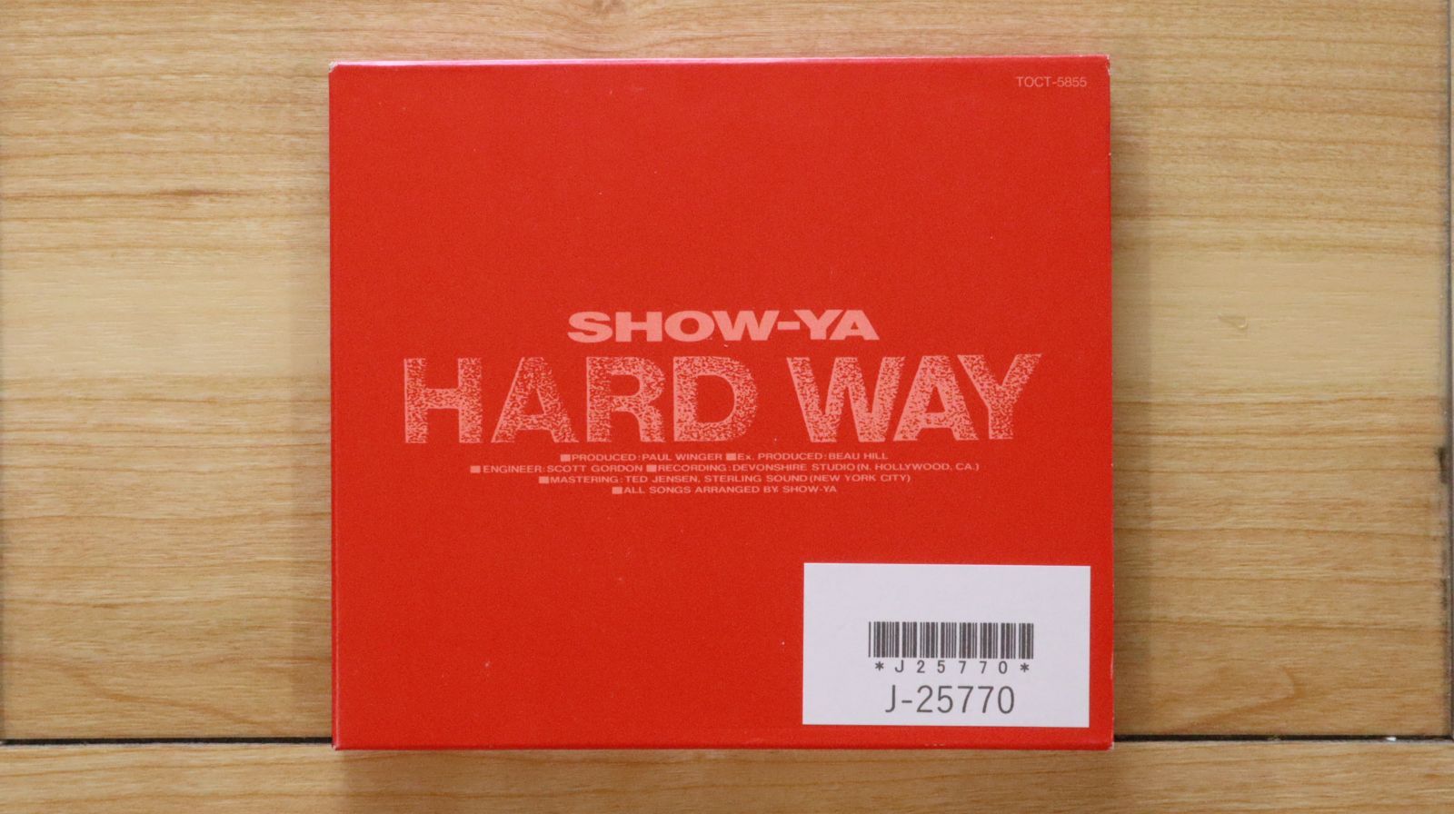 国内盤CD☆ショーヤ/SHOW-YA□ HARD WAY 【TOCT5855
