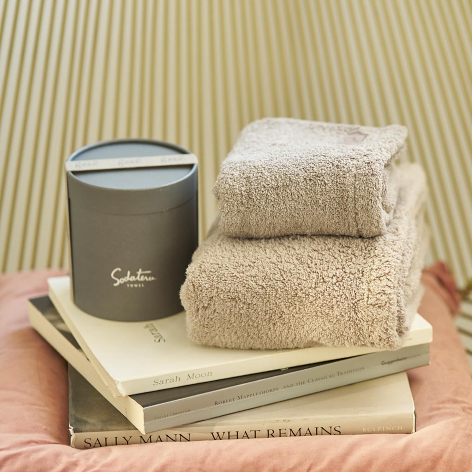 ギフトボックスセット (ムーングレージュ(茶系)) 育てるタオル「feel