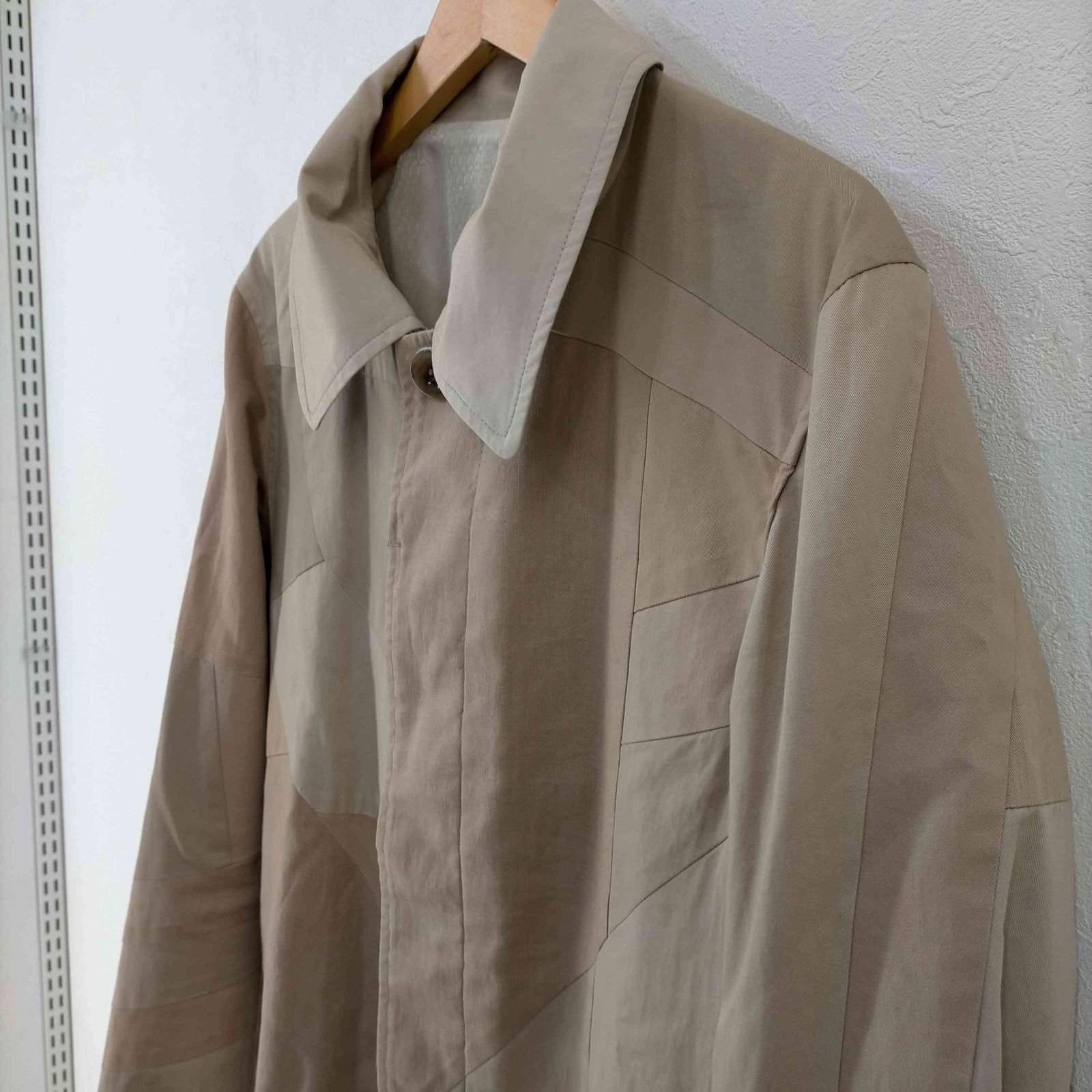 アンリアレイジ ANREALAGE 16ss パッチワーク ステンカラーコート