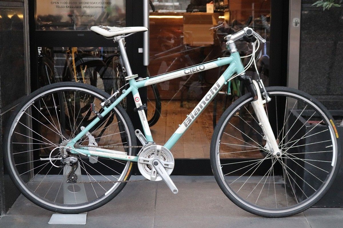 ビアンキ Bianchi シエロ Cielo 2011 18サイズ 3×8S クロスバイク 【東京南麻布店】