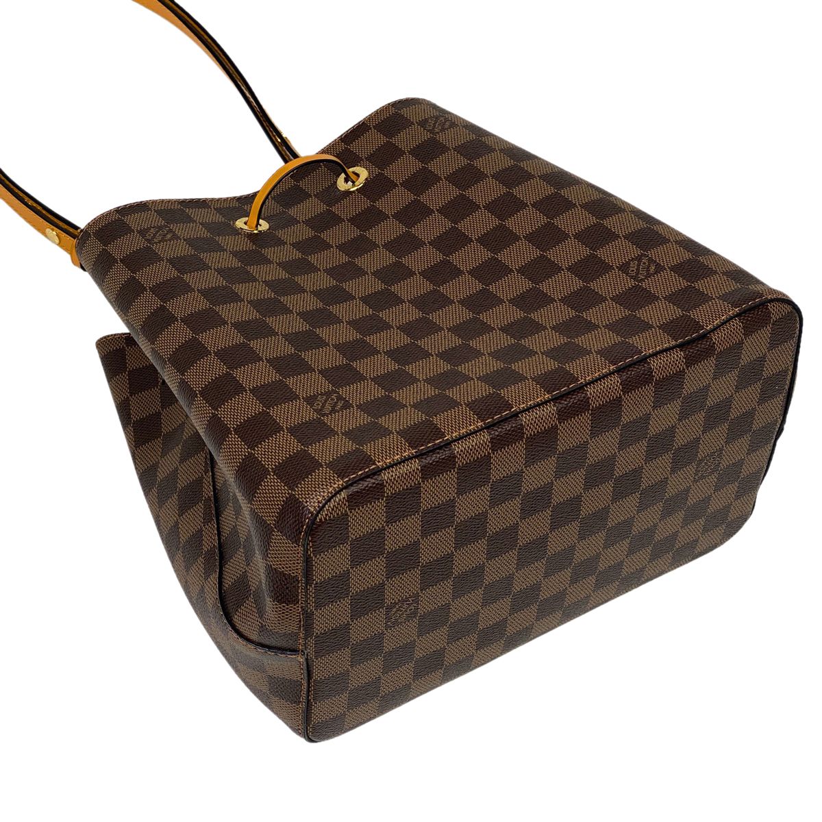 ルイ ヴィトン 巾着 バッグ ノエ ブラウン ベージュ ゴールド