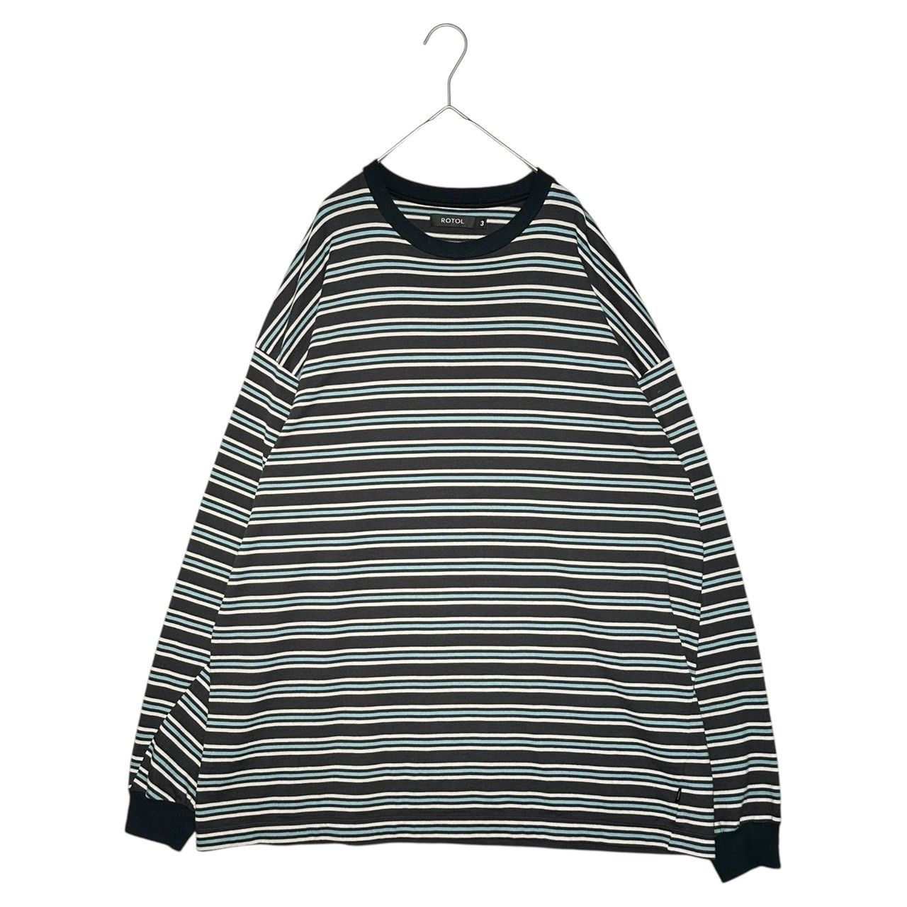 ROTOL(ロトル) 24SS WIDE TWIST LONG SLEEVE TEE BORDER ワイド