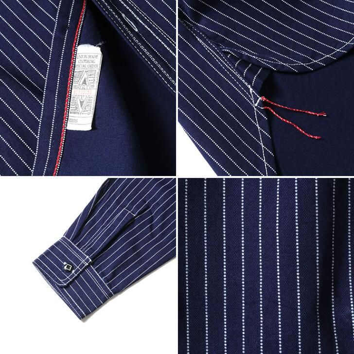 40's 40年代 ヴィンテージ インディゴ ストライプ ワークエプロン 40s