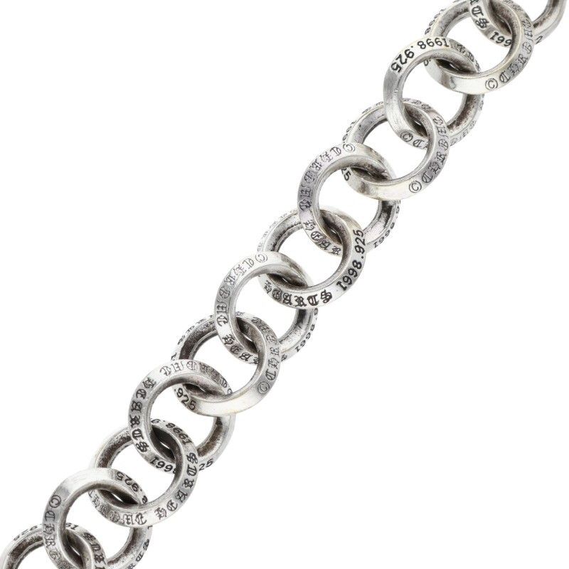 ［クロムハーツ］DOUBLE B RING ダブルBリング シルバーブレスレット クロムハーツ 2 DOUBLE B RING/ダブルBリング シルバーブレスレット
