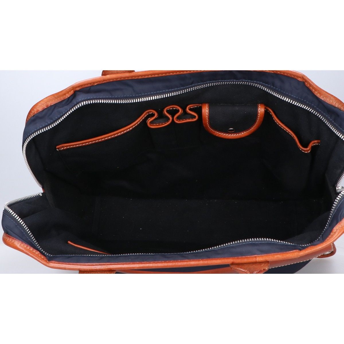 【美品】Felisi フェリージ 8637/2 ナイロンｘレザー Felisi 未使用 フェリージ ブリーフケース 8637/2/DS ナイロン