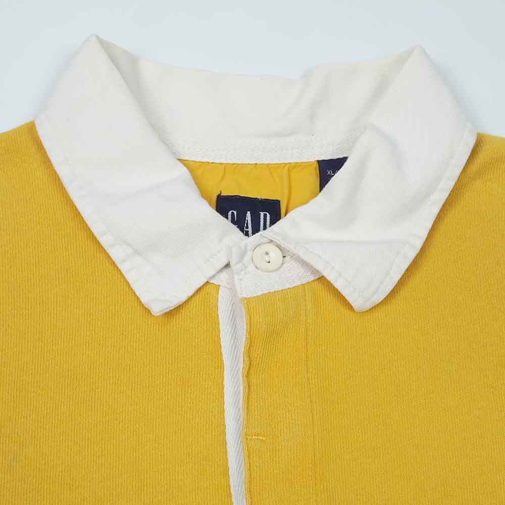 古着　y2k ラガーシャツ　ボーダーシャツ オールドギャップ OLD GAP 00s 2000年代 Y2K ラガーシャツ 旧タグ 定番