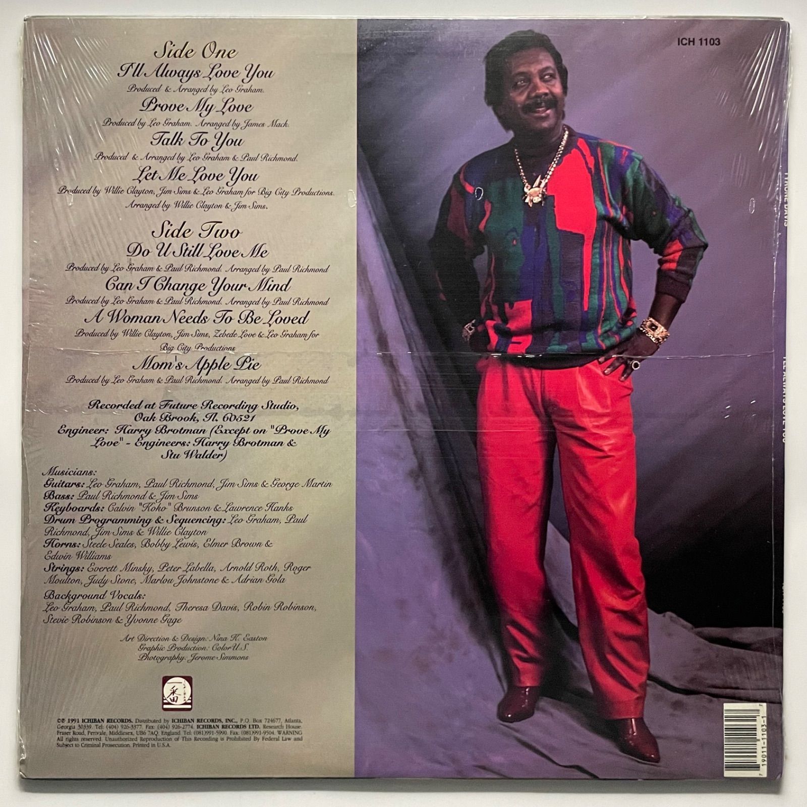 レコード (LP) [Soul] Tyrone Davis / I'll Always Love You