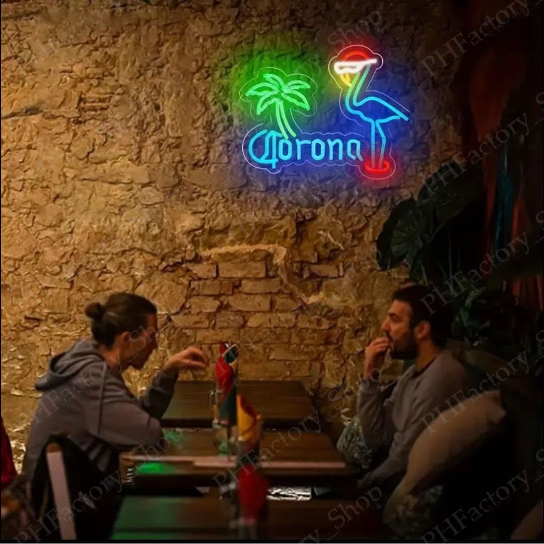 コロナビール ネオンサイン 飲食店 看板 BAR Corona ビール 酒 ネオン