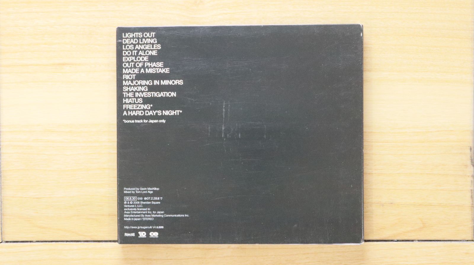 国内盤CD☆シュガーカルト/Sugarcult□ ライツ・アウト 【CTCM65090