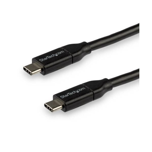 StarTech.com USB2.0 Type-Cケーブル 給電充電対応 TypeC オス -TypeC オス 3m ブラックUSB2C5C3M 1本