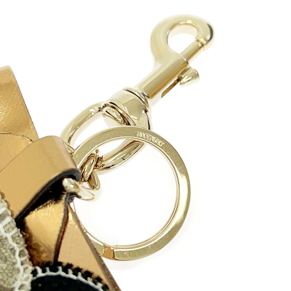 GUCCIチワワキーホルダー ベージュ ブラック GUCCI グッチ グッチョリ チワワキーホルダー ベージュ PVC