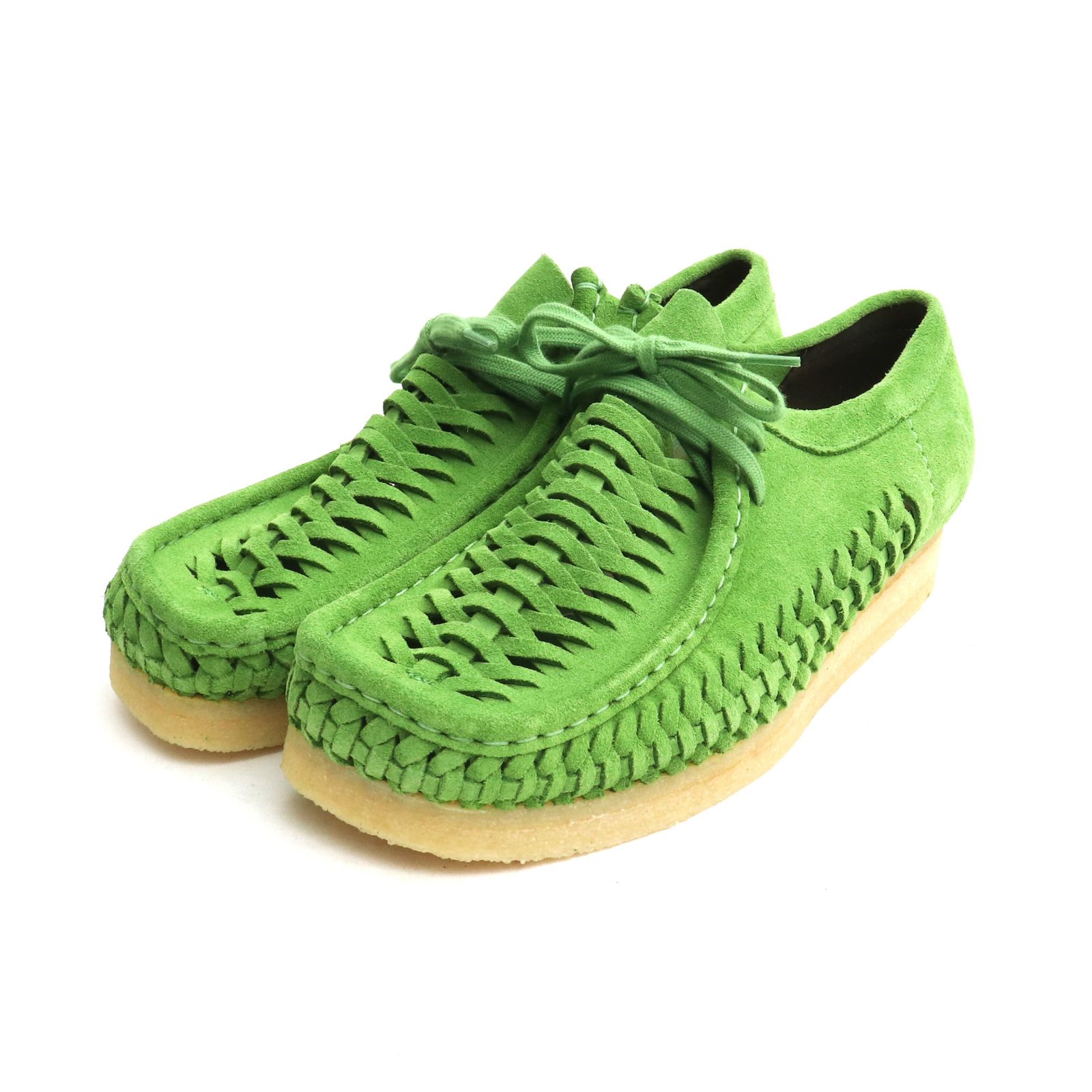 未使用 29.5cm SUPREME × CLARKS Woven wallabee - メルカリ