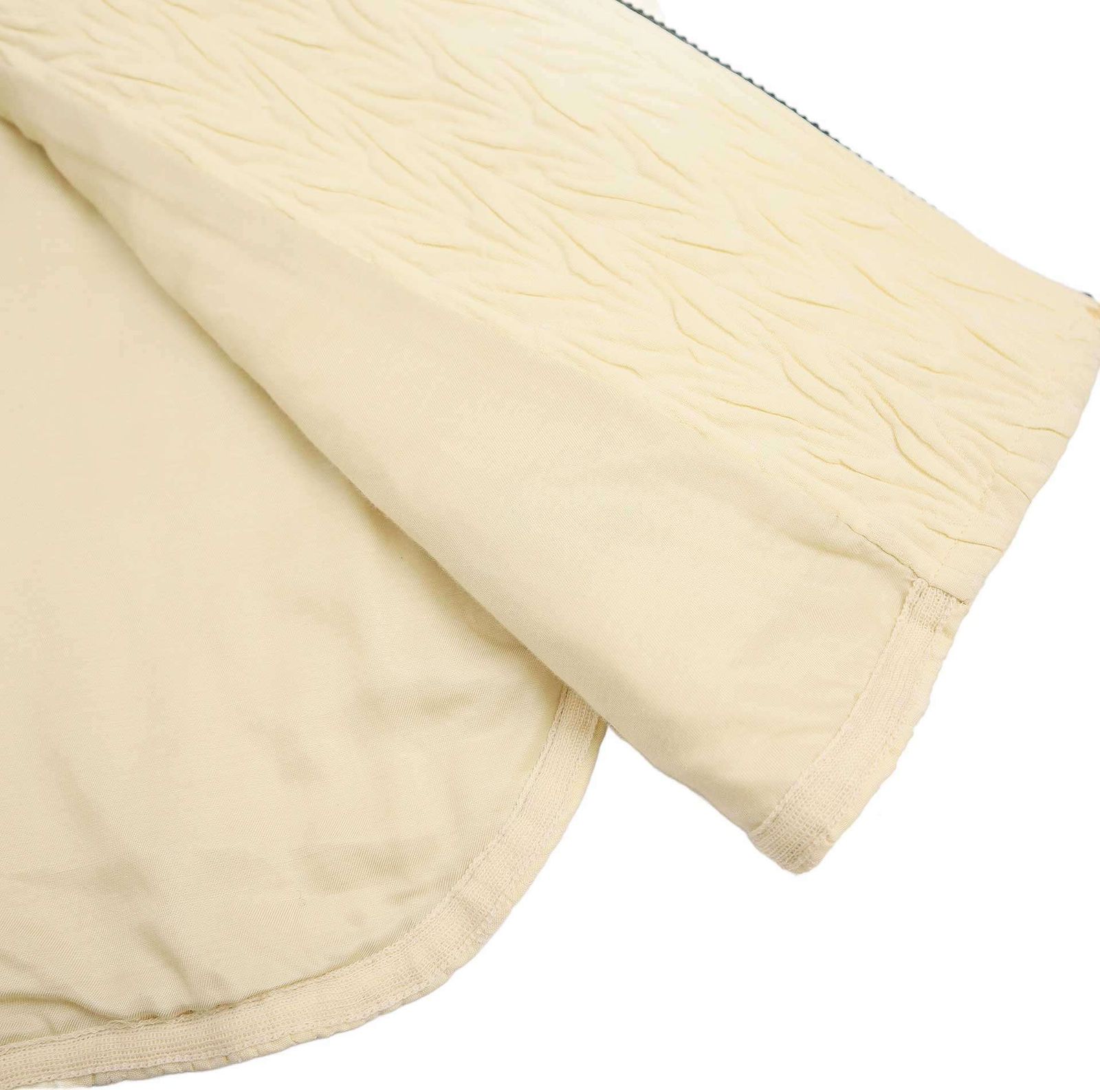 DES PRES デ プレ ヘリンボーンジャカードノーカラーショートコート 22