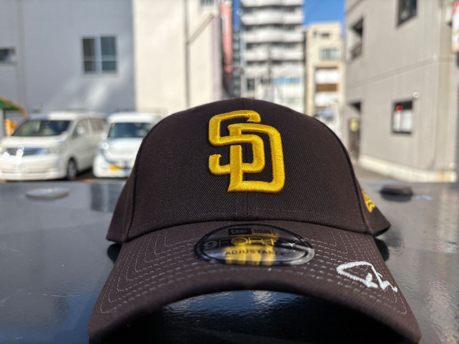 NEW ERA 9FORTY MLB Signature サンディエゴ・パドレス ダルビッシュ有 バーントウッド ¥5060 ＋ 送料¥550