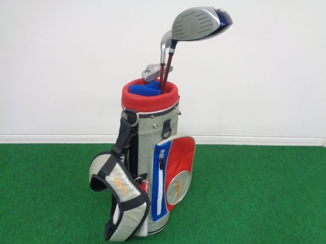 ジュニア用ゴルフクラブキャディバッグ IGNIO こども用ゴルフクラブ（キャディバッグ付） ジュニア用ゴルフクラブ