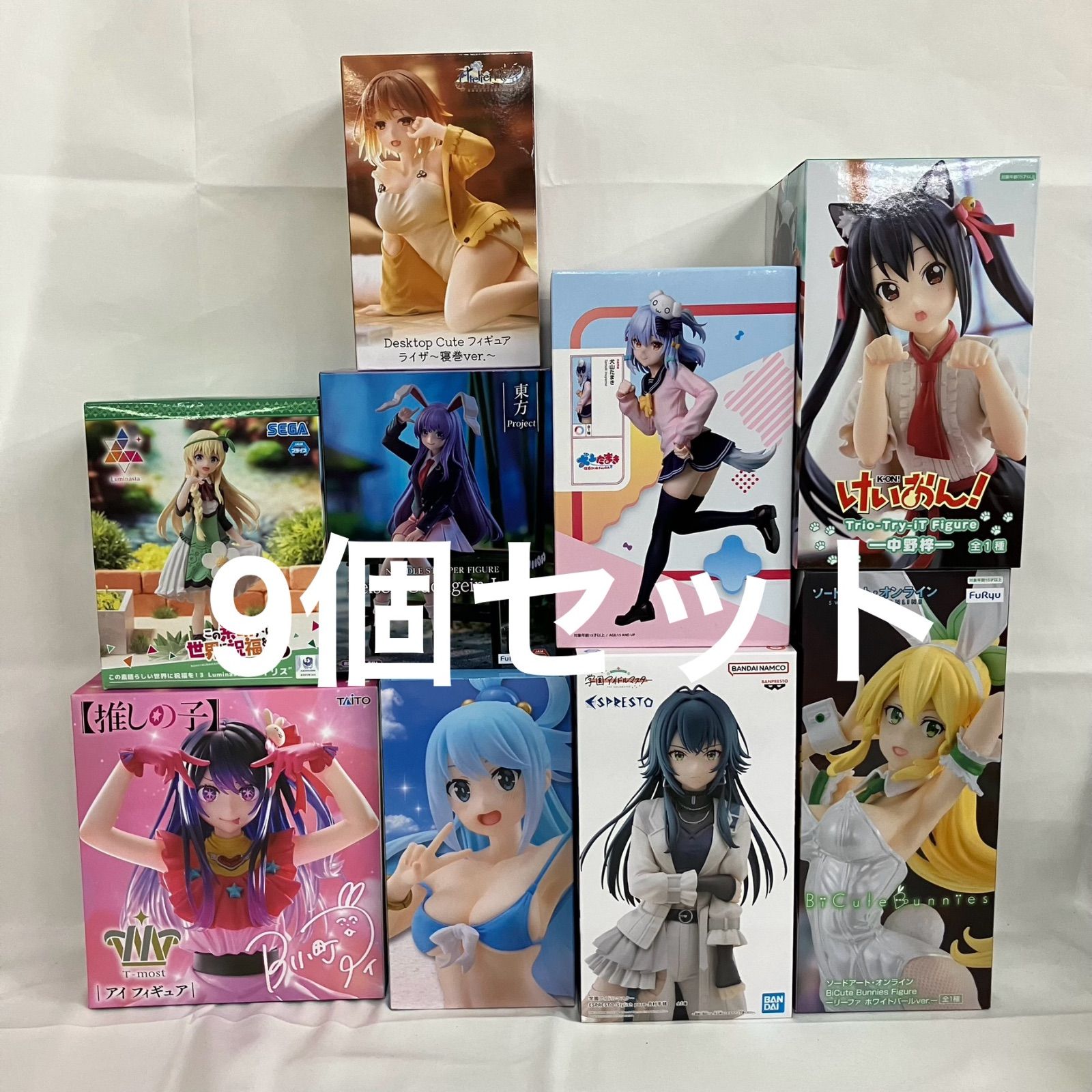 美少女フィギュア まとめ売り 9個セット!美少女 プライズ 美少女フィギュア まとめ売り 9個セット!美少女 プライズ