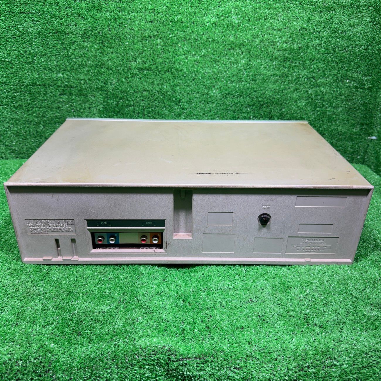 ジャンク／要修理】Technics RS-M222 ステレオダブルカセットデッキ