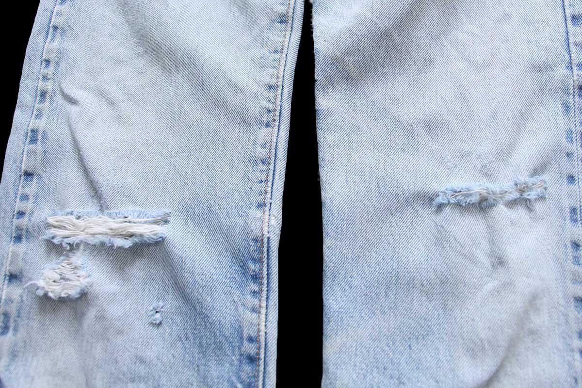 70s 501 66後期 Levi's リーバイス ボロ グランジ デニム 70s USA製 Levi\u0027sリーバイス 501 66後期 デニムパンツ ボロ W28