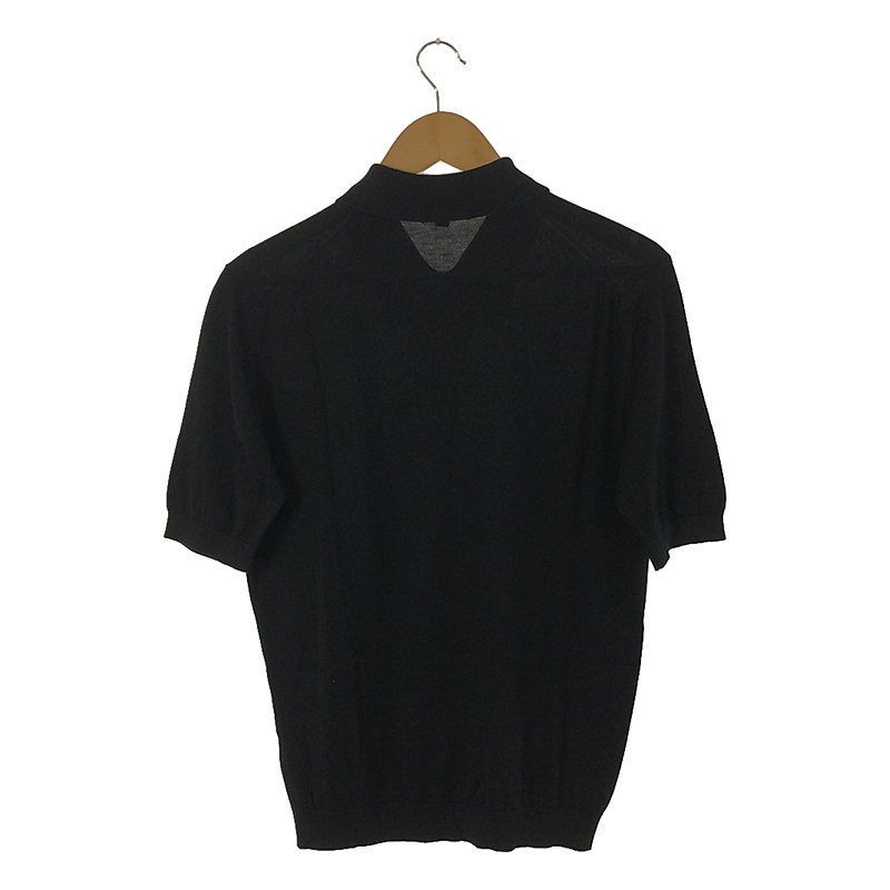 JOHN SMEDLEY ブラック 半袖ポロシャツ ＊クリーニング済み JOHN SMEDLEY ジョンスメドレー 半袖ポロシャツ メンズ