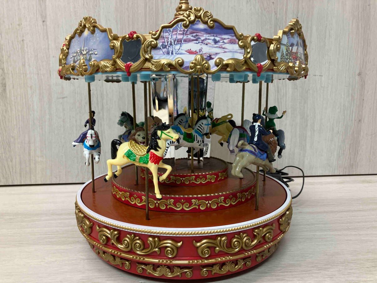 ジャンク ミスタークリスマス メリーゴーランド Mr.Christmas オルゴール