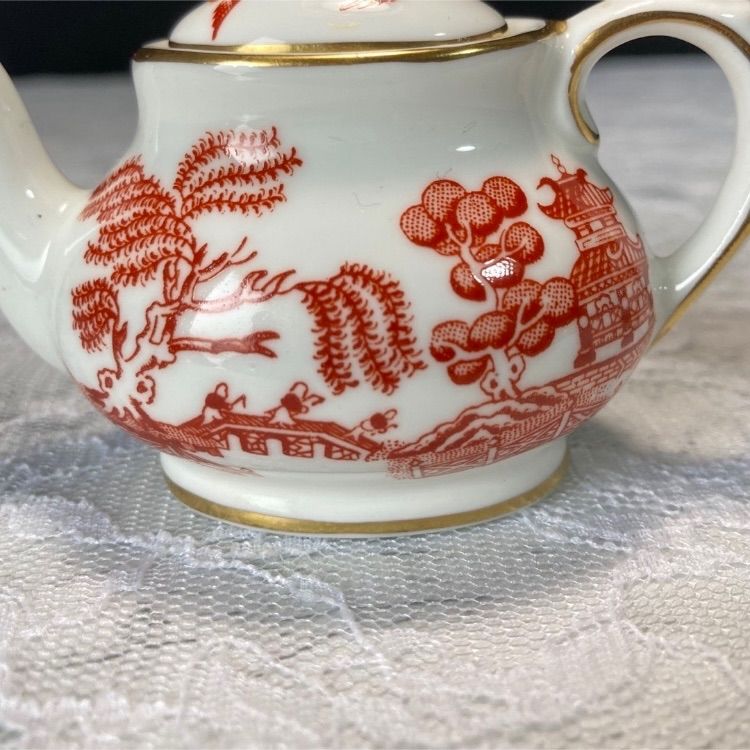 コールポート ウィロー ミニチュア ティーセット