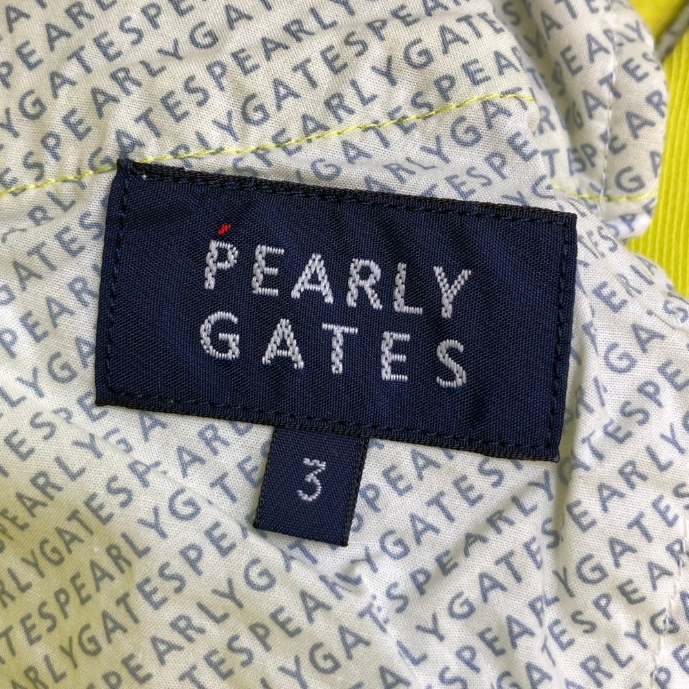 サイズ：3 PEARLY GATES パーリーゲイツ 裏起毛 ストレッチパンツ