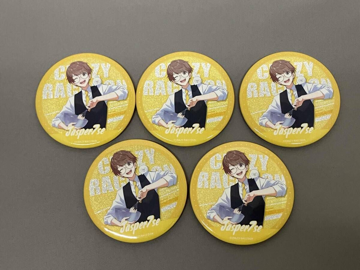 ⭐︎CR GIGO コラボグッズ　缶バッジセット Crazy Raccoon×GiGOキャンペーン 第2弾』開催のお知らせ | 株式