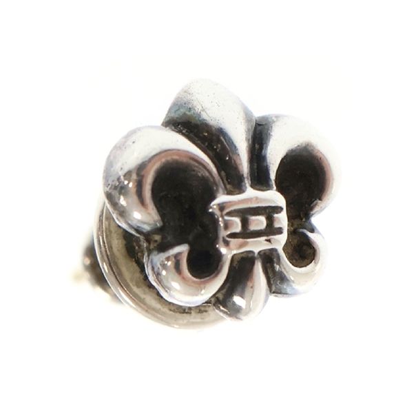 CHROME HEARTS クロムハーツ CO BS FLR BSフ スタッド シルバーピアス