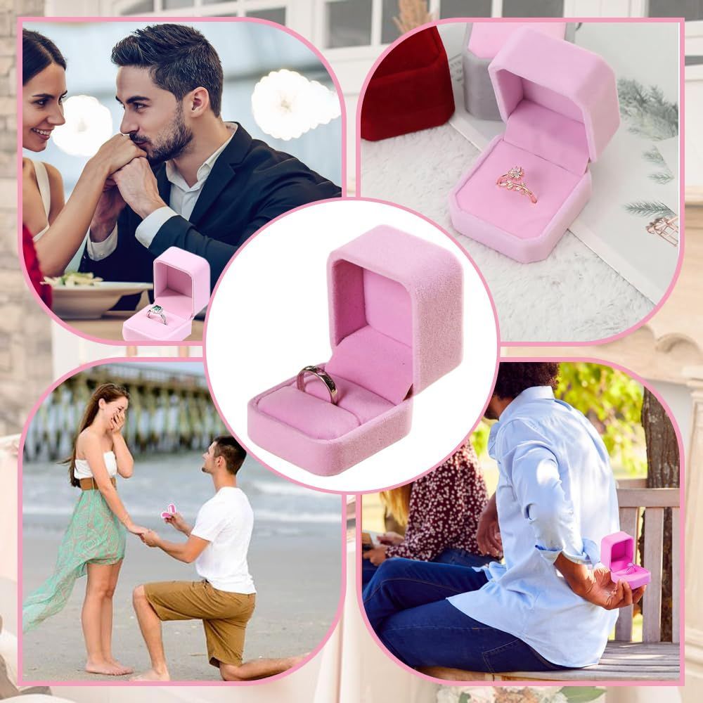 指輪ケース ジュエリーケース リングケース 婚約リングボックス