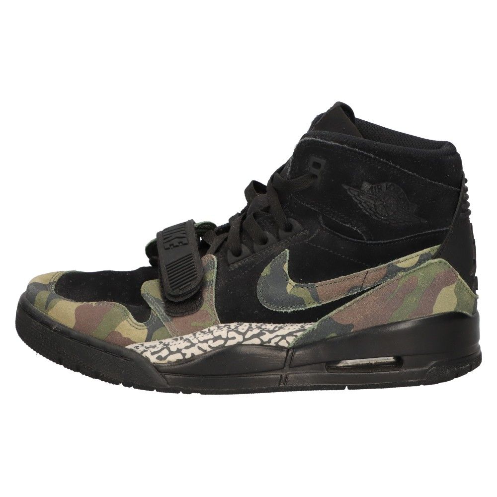 NIKE (ナイキ) AIR JORDAN LEGACY 312 エアジョーダンレガシー ハイカットスニーカー ブラック/カモフラ AV3922-003 US10/28.0cm