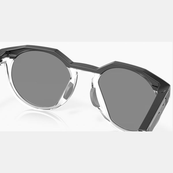 オークリー 偏光 サングラス ハウストン HSTN (A) OAKLEY フレーム：Matte Black / Matte Clear  レンズ：Prizm Black Polarized 偏光レンズ アジアンフィット カジュアル