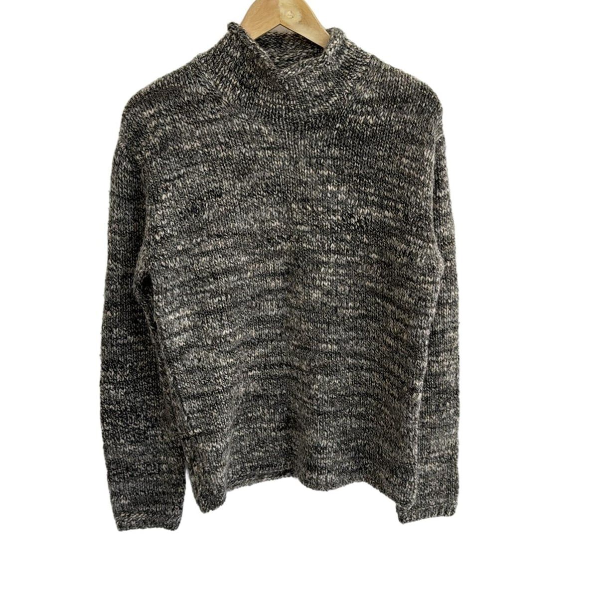 POLObyRalphLauren ポロラルフローレン 長袖セーター サイズSP S メンズ - 黒×アイボリー ハイネック