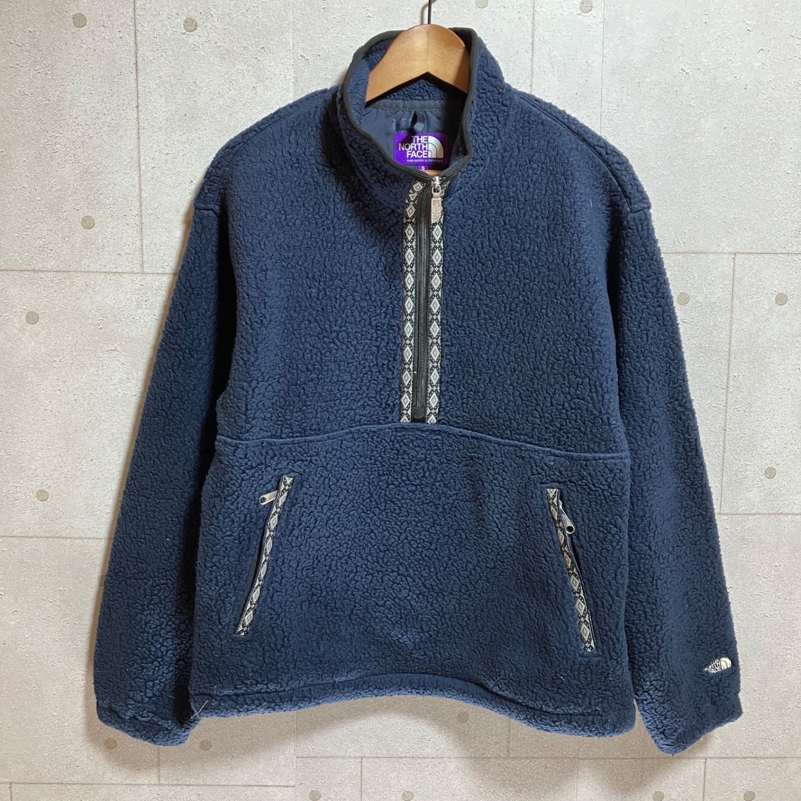 THE NORTH FACE ザノースフェイス PURPLE LABEL パープルレーベル POLARTEC Field Pullover フリース  ジャケット アウター ハーフジップ プルオーバー ネイビー S メンズ SG193-4 - メルカリ