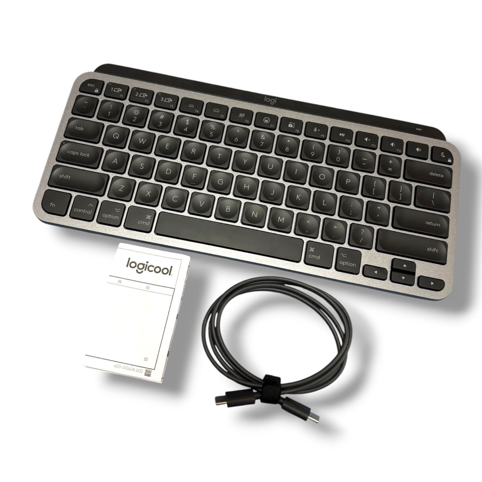 管理番号2874 ロジクール MX KEYS mini for Mac ワイヤレス キーボード KX700MSG US配列 Bluetooth Smart Actions 対応 Mac iPad iOS 無線 薄型 USB TYPE-C 充電式 KX700 VETTDRUCK_DE