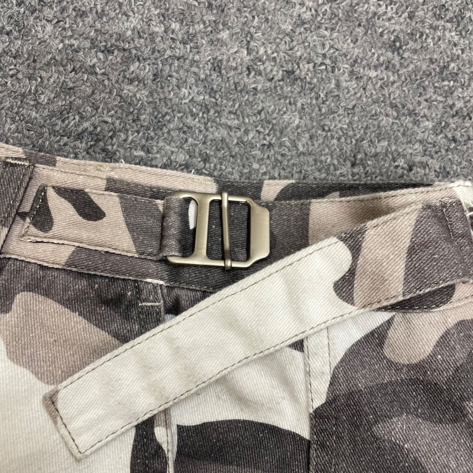 PROJECT G/R × murd333r.FM LAYERED SKIRT CARGO SHORTS MULTI