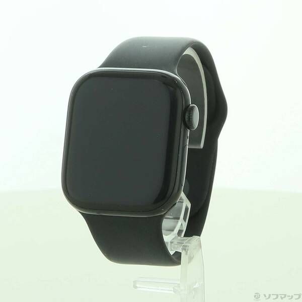 〔 品〕 Apple Watch Series 10 GPS Cellular 42mm ジェットブラックアルミニウムケース ブラックスポーツバンド 269