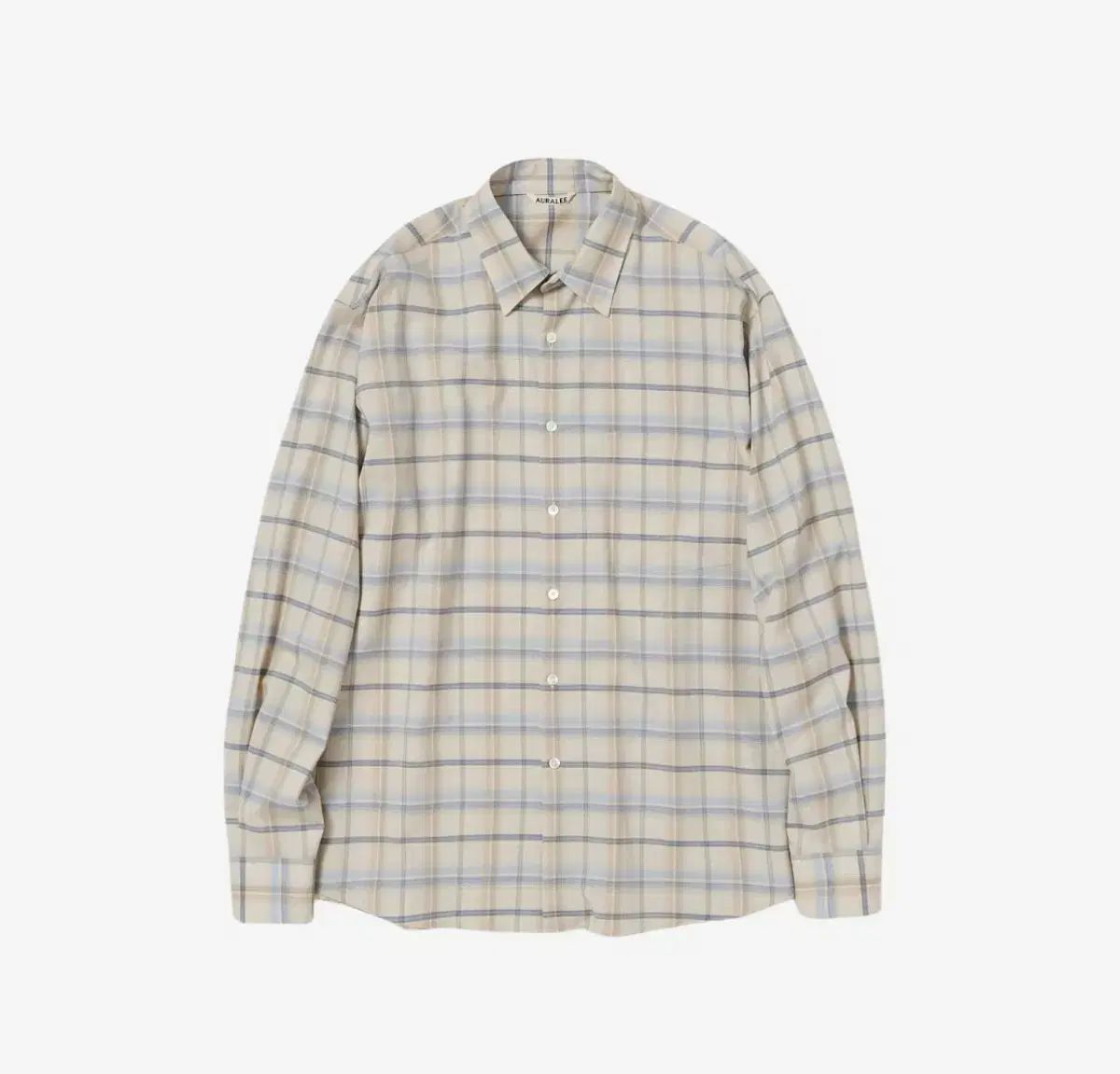 AURALEE チェック柄 長袖シャツ AURALEE チェック柄 長袖シャツ AURALEE チェック柄 長袖シャツ