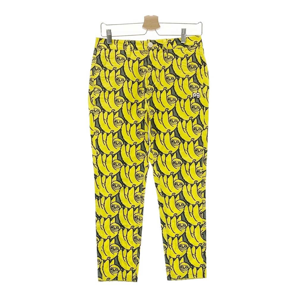 サイズ：0 PEARLY GATES パーリーゲイツ  ストレッチロングパンツ 総柄 イエロー系 [240101526135] ゴルフウェア レディース ストスト
