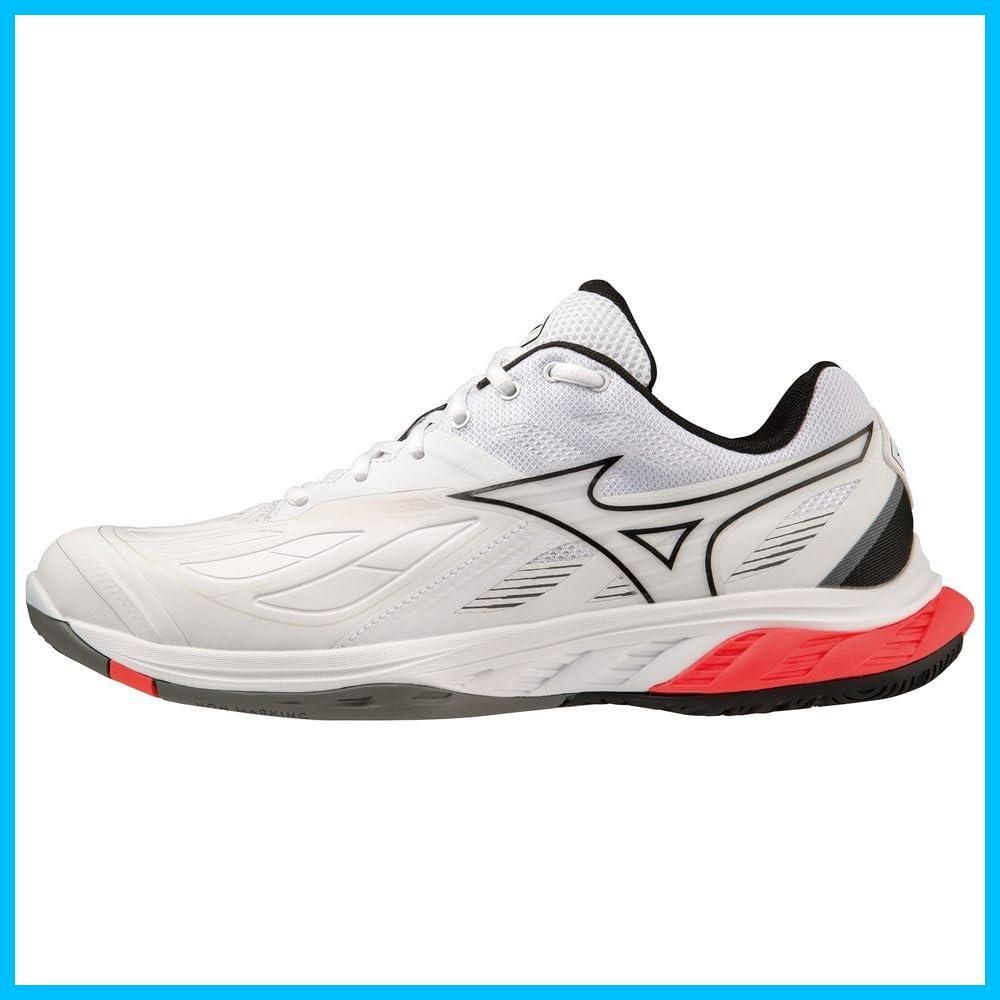 在庫 2 ウエーブファング ワンピースモデル フィット性 バドミントンシューズ グリップ力 安定性 ミズノ 反発性 ハードヒッター