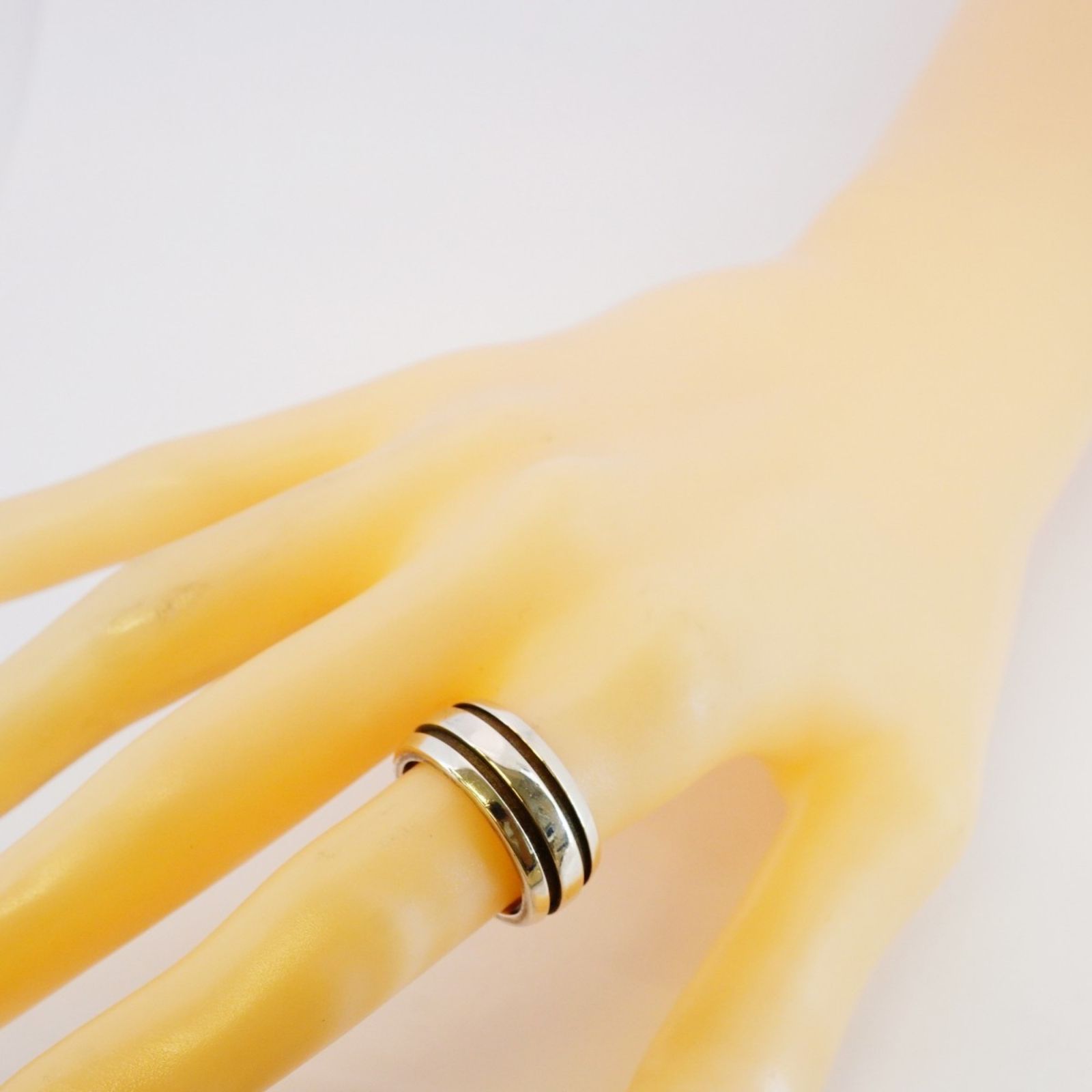 ティファニー　グルーブドダブルラインリング　14号　シルバー925 中古・古着通販】Tiffany & Co. (ティファニー) ダブルライン