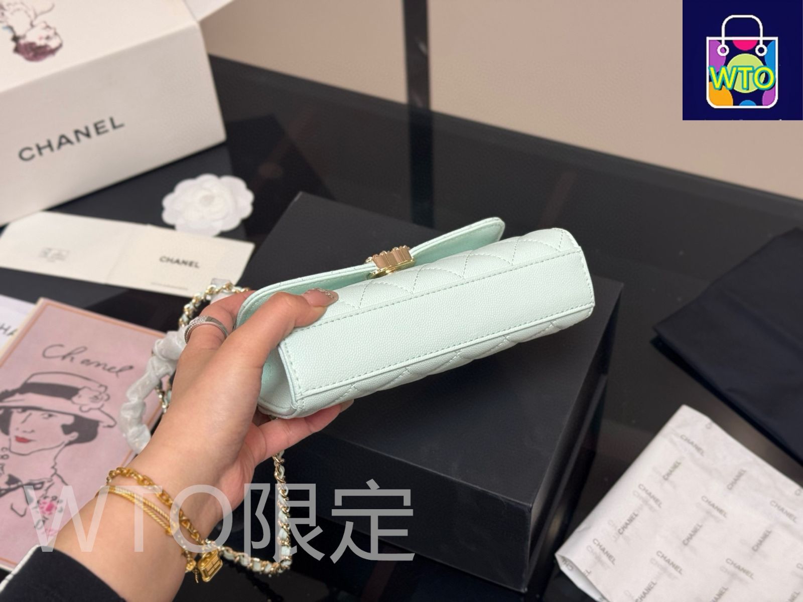 今日特価】Chanel シャネル ケリーバッグ 牛皮を使用しているの