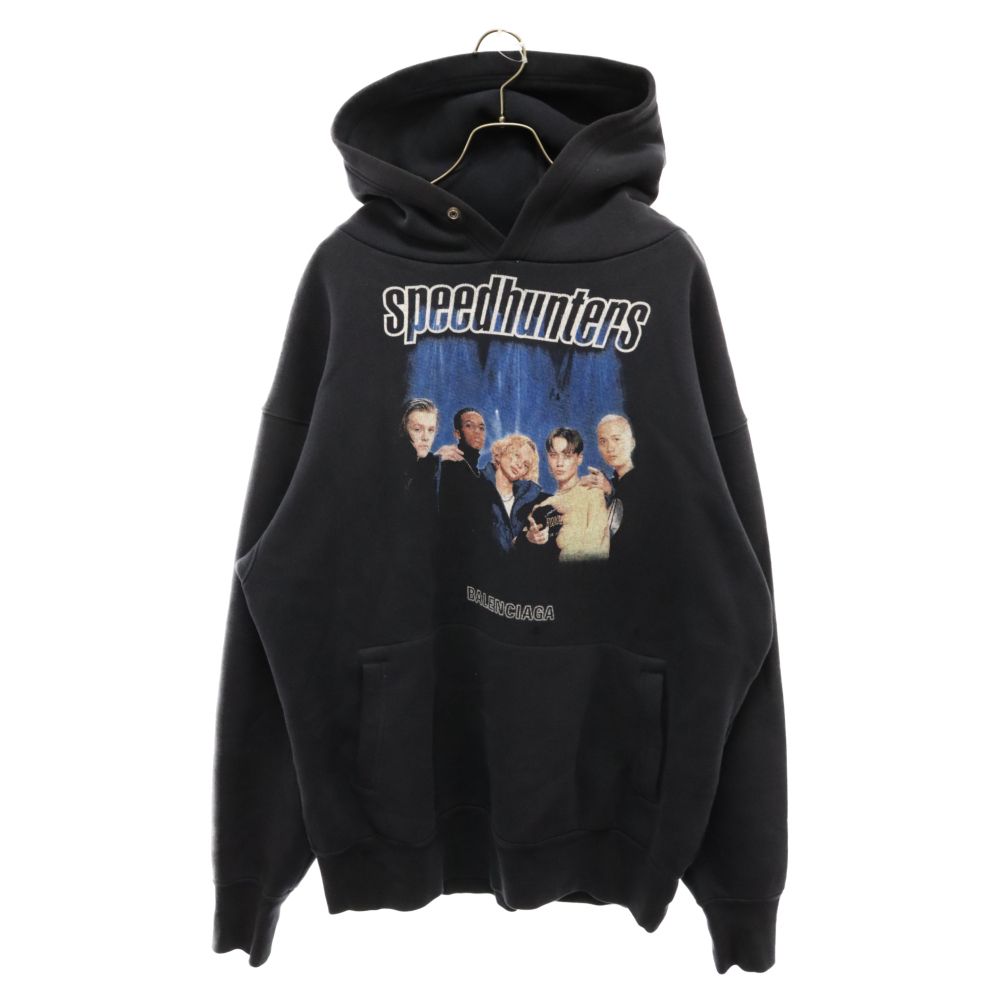 BALENCIAGA (バレンシアガ) 18AW SPEED HUNTERS HOODIE スピードハンターズフーディ プルオーバーパーカー  541871 TCV37 ブラック - メルカリ