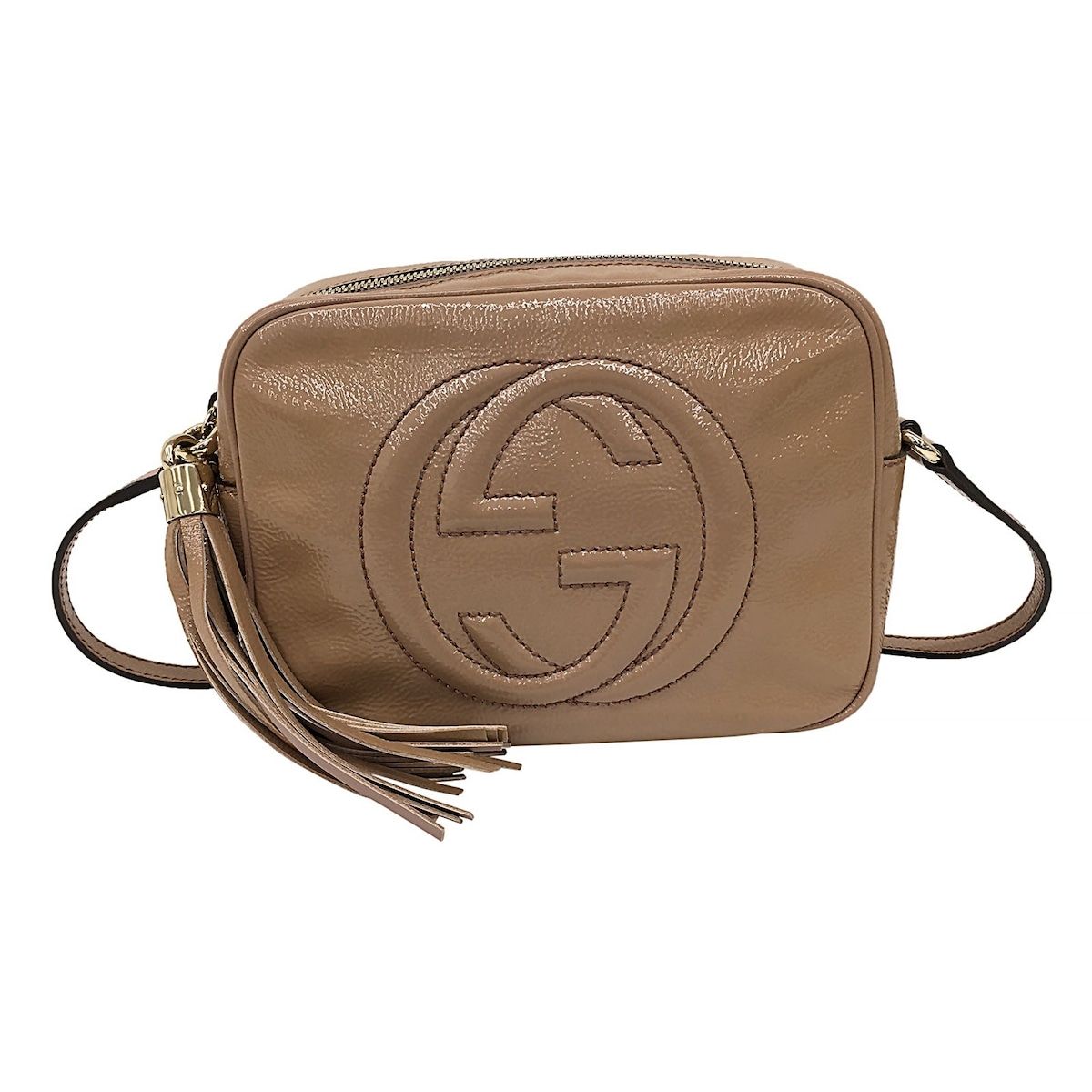 GUCCI(グッチ) ショルダーバッグ ソーホー 308364 ピンクベージュ