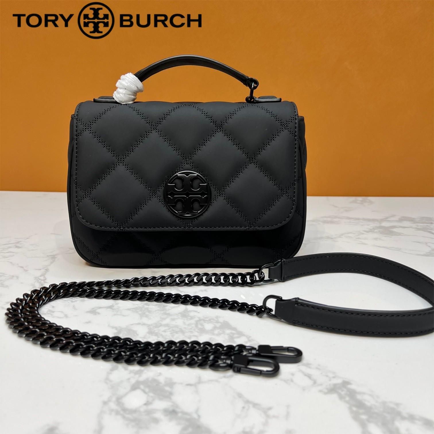 トリーバーチ ショルダーバッグ TORY BURCH ウィラ 手提バッグ 斜め掛け レディース ブラック アウトレット品 #87872 - メルカリ