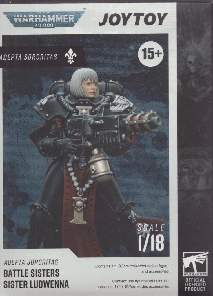 JOYTOY ADEPTA SORORITAS SISTER LUDWENNA/BATTLE SISTERS