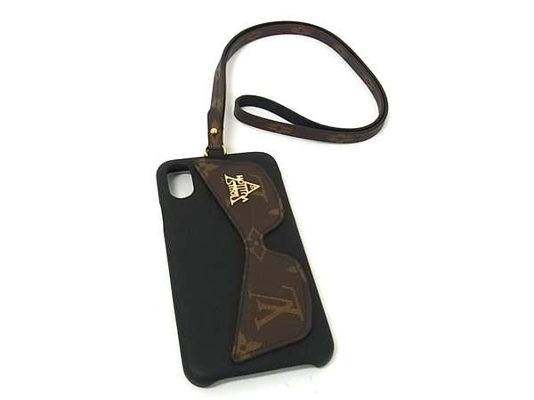 LOUIS VUITTON ヴィトン M68793 モノグラム バンパー キャッツアイ iPhoneX|XS 対応 アイフォンケース ブラック系 FP4839
