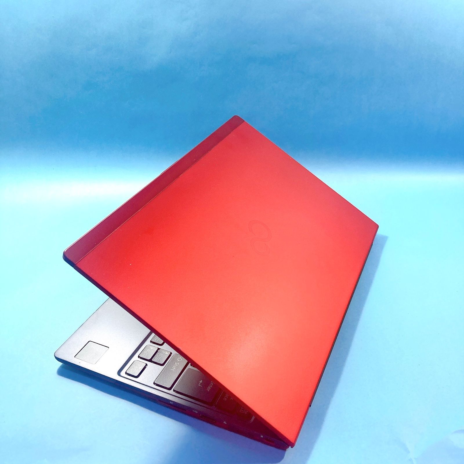 ノートPC 488✨薄型軽量 / LIFEBOOK /高速SSD /8GB /オフィス付/ 赤