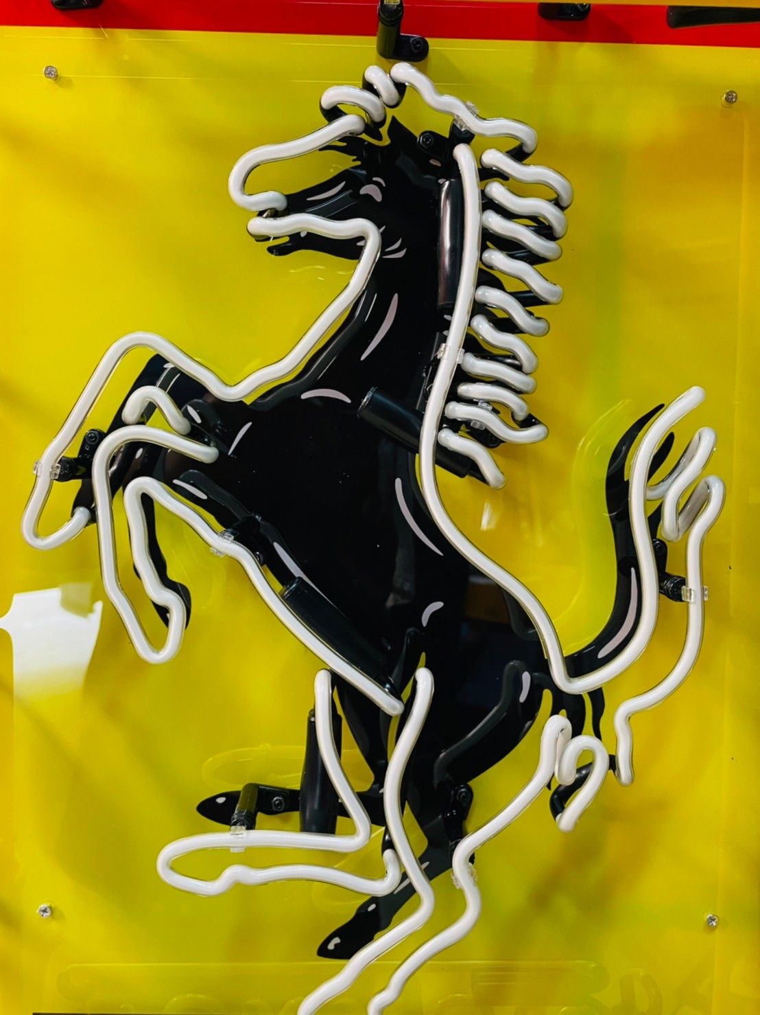 Ferrari フェラーリ ネオン 看板 照明 ランボルギーニ インテリア